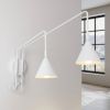 Appliques murales Acier Blanc E14 2 NOX