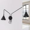 Appliques murales Acier Noir E14 2 NOX