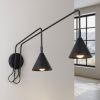 Appliques murales Acier Noir E14 2 NOX
