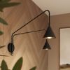 Appliques murales Acier Noir E14 2 NOX