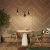 Appliques murales Acier Noir E14 2 NOX