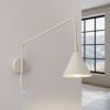 Appliques murales Acier Beige E14 1 NOX