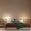 Appliques murales Acier Beige E14 1 NOX