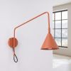 Appliques murales Acier Ocre Rouge E14 1 NOX