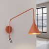 Appliques murales Acier Ocre Rouge E14 1 NOX