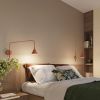 Appliques murales Acier Ocre Rouge E14 1 NOX