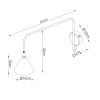 Appliques murales Acier Blanc E14 1 NOX