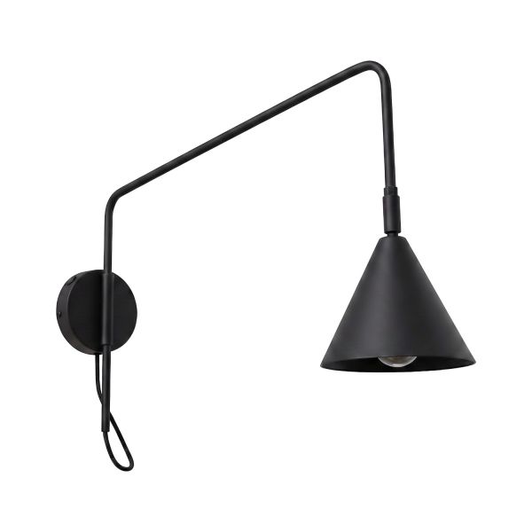 Appliques murales Acier Noir E14 1 NOX