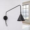 Appliques murales Acier Noir E14 1 NOX