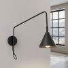 Appliques murales Acier Noir E14 1 NOX