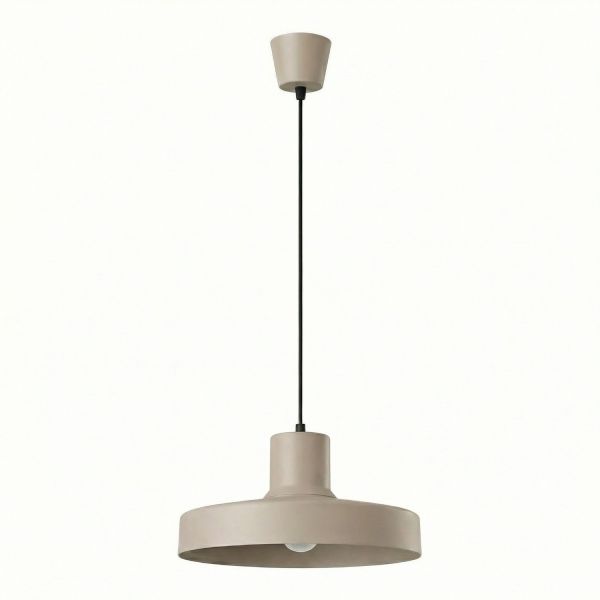 Suspensions Acier Taupe E27 1 BILO