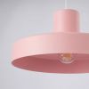 Suspensions Acier Rose E27 1 BILO