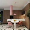 Suspensions Acier Rose E27 1 BILO