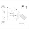 Appliques murales Aluminium Bourgogne GU10 1 Karbon