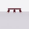 Plafonniers Aluminium Bourgogne GU10 3 Karbon
