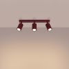 Plafonniers Aluminium Bourgogne GU10 3 Karbon