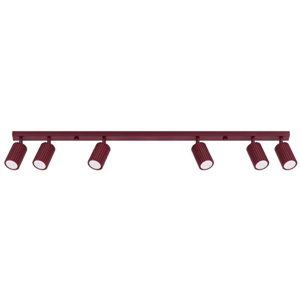 Plafonniers Aluminium Bourgogne GU10 6 Karbon