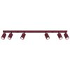 Plafonniers Aluminium Bourgogne GU10 6 Karbon