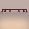 Plafonniers Aluminium Bourgogne GU10 6 Karbon