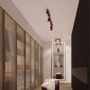 Plafonniers Aluminium Bourgogne GU10 6 Karbon