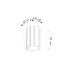 Appliques murales Aluminium Bourgogne GU10 1 Karbon