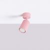 Plafonniers Aluminium Rose GU10 1 Karbon