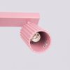 Plafonniers Aluminium Rose GU10 1 Karbon