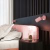 Plafonniers Aluminium Rose GU10 1 Karbon
