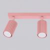 Plafonniers Aluminium Rose GU10 3 Karbon