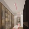 Plafonniers Aluminium Rose GU10 3 Karbon