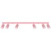 Plafonniers Aluminium Rose GU10 6 Karbon