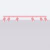 Plafonniers Aluminium Rose GU10 6 Karbon