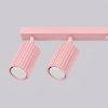 Plafonniers Aluminium Rose GU10 6 Karbon