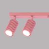 Plafonniers Aluminium Rose GU10 6 Karbon