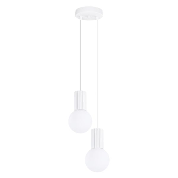 Suspensions Aluminium Blanc G9 2 Halo