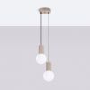 Suspensions Aluminium Taupe G9 2 Halo