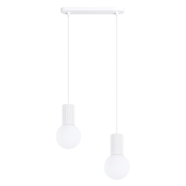 Suspensions Aluminium Blanc G9 2 Halo