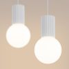 Suspensions Aluminium Blanc G9 2 Halo