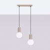 Suspensions Aluminium Taupe G9 2 Halo
