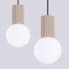 Suspensions Aluminium Taupe G9 2 Halo