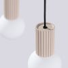 Suspensions Aluminium Taupe G9 2 Halo