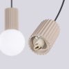 Suspensions Aluminium Taupe G9 2 Halo