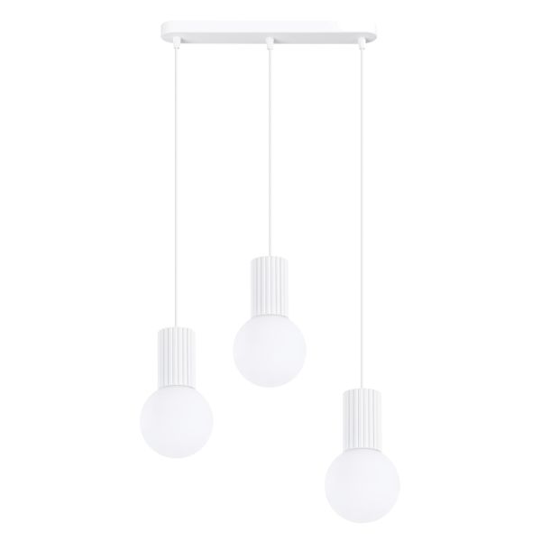 Suspensions Aluminium Blanc G9 3 Halo