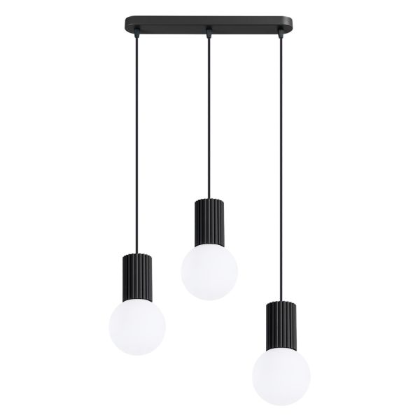 Suspensions Aluminium Noir G9 3 Halo
