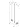 Suspensions Aluminium Vert Olive G9 3 Halo