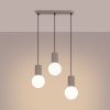Suspensions Aluminium Taupe G9 3 Halo