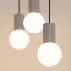 Suspensions Aluminium Taupe G9 3 Halo