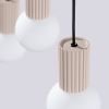 Suspensions Aluminium Taupe G9 3 Halo