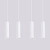 Suspensions Aluminium Blanc GU10 4 Karbon