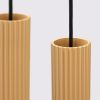 Suspensions Aluminium Doré GU10 4 Karbon